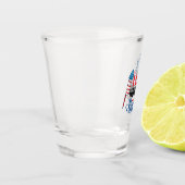 Ik hou van hoe ze patriottisch juli 4 paar knalt shot glas (Links)