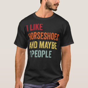 Ik hou van Hoefijzers, misschien 3 mensen T-shirt