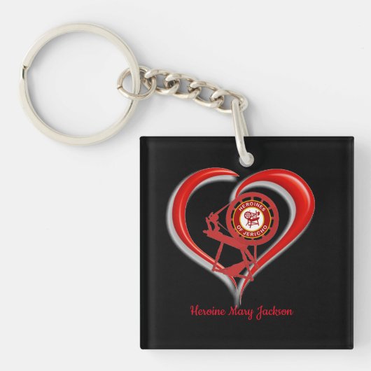 Ik hou van HOJ Sleutelhanger (voorkant)