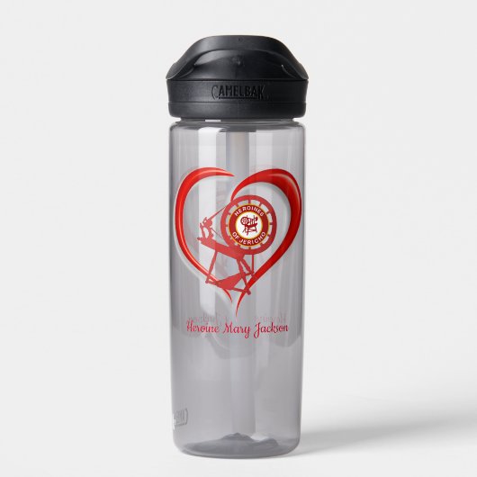 Ik hou van HOJ Waterfles (Achterkant)