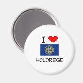 Ik hou van Holdrege Nebraska Magneet (Voorkant / Achterkant)