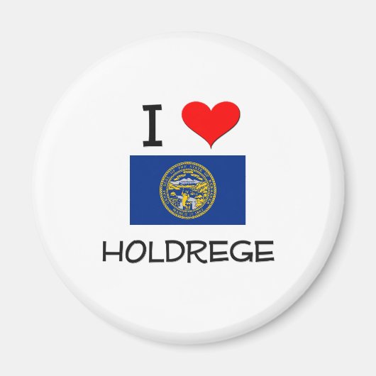 Ik hou van Holdrege Nebraska Magneet (Voorkant)