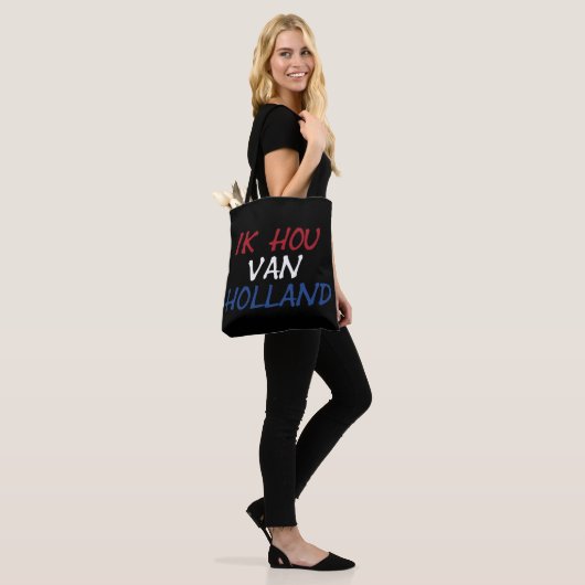 Ik Hou Van Holland overlay op bk stunt Tote Bag (Op model)
