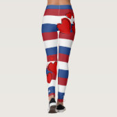 Ik hou van Holland, Vlag van Nederland Leggings (Achterkant)