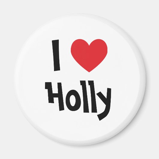 Ik hou van Holly Magneet (Voorkant)