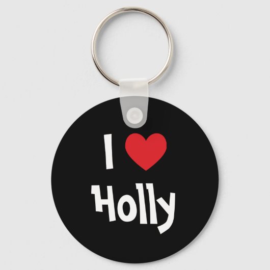 Ik hou van Holly Sleutelhanger (Voorkant)