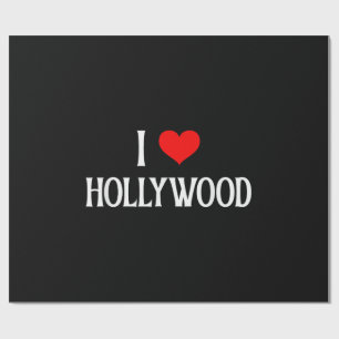 Ik hou van Hollywood I Heart Hollywood Vakantie Re Cadeaupapier