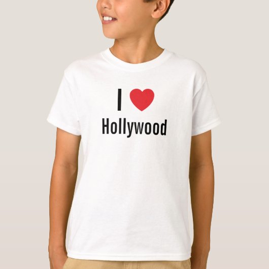 Ik hou van Hollywood T-shirt (Voorkant)