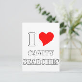 Ik hou van holtezoekopdrachten briefkaart (Staand voorkant)