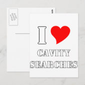 Ik hou van holtezoekopdrachten briefkaart (Voorkant / Achterkant)