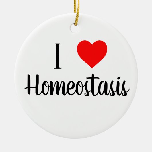 Ik hou van homeostasis ornament (Voorkant)