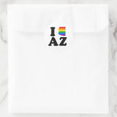 IK HOU VAN HOMO ARIZONA RONDE STICKER (Tas)