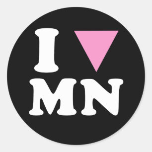 IK HOU VAN HOMO MAN - WIT - PNG.NL RONDE STICKER