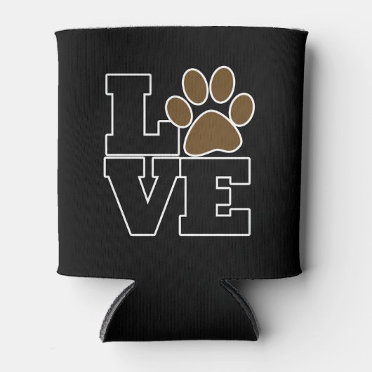 Ik hou van honden blikjeskoeler (Voorkant)