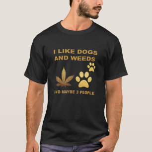Ik hou van honden en wieren en misschien ook van m t-shirt