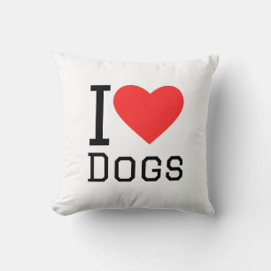 Ik hou van honden kussen
