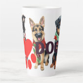 Ik hou van honden  latte mok (Voorkant)