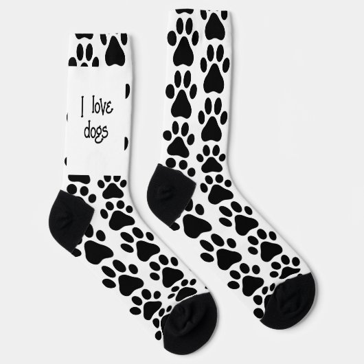 Ik hou van honden sokken (Rechts)