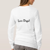 Ik hou van honden t-shirt (Achterkant)