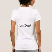 Ik hou van honden t-shirt (Achterkant)