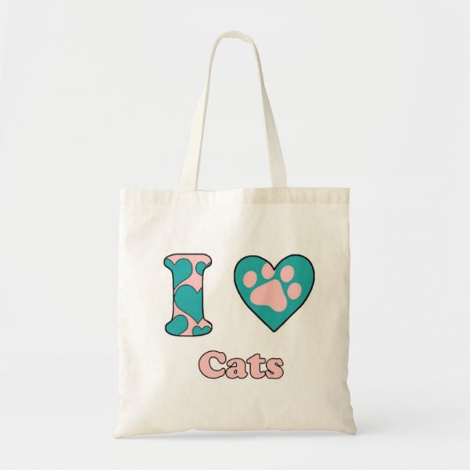 Ik hou van honden tote bag (Voorkant)