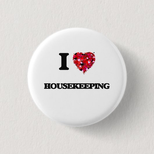 Ik hou van hondenjacht ronde button 3,2 cm (Voorkant)