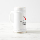 Ik hou van Honduras Diving Bierpul (Voorkant links)