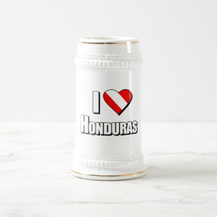 Ik hou van Honduras Diving Bierpul