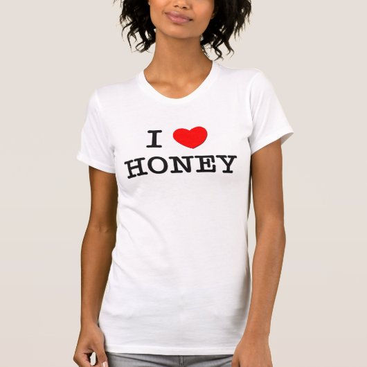 Ik hou van HONEY ( eten ) T-shirt (Voorkant)