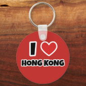 Ik hou van Hong Kong Sleutelhanger (Voorkant)