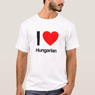 Ik hou van Hongaars T-shirt