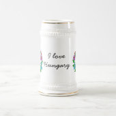 Ik hou van Hongarije (Kalocsai) Bierpul (Center)