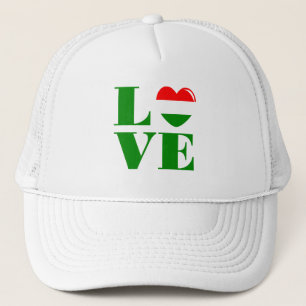 Ik hou van Hongarije Trucker Pet