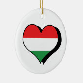Ik hou van Hongarije versiering Keramisch Ornament (Rechts)
