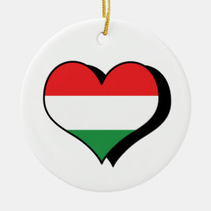 Ik hou van Hongarije versiering Keramisch Ornament