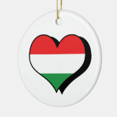 Ik hou van Hongarije versiering Keramisch Ornament (Links)