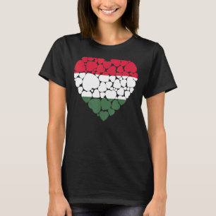 Ik hou van Hongarije vlag Hongarije T-shirt