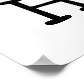 Ik hou van honing poster (Hoek)