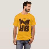 ik hou van honingbadger t-shirt (Voorkant volledig)