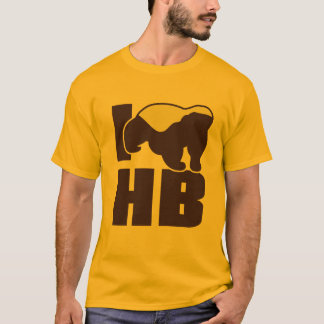 ik hou van honingbadger t-shirt