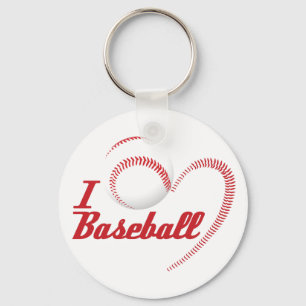 Ik hou van honkbal Keychain