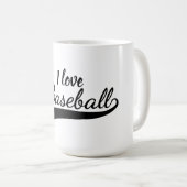 Ik hou van honkbal koffiemok (Voorkant rechts)