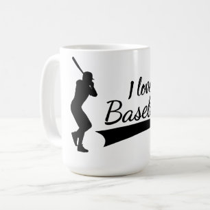 Ik hou van honkbal koffiemok