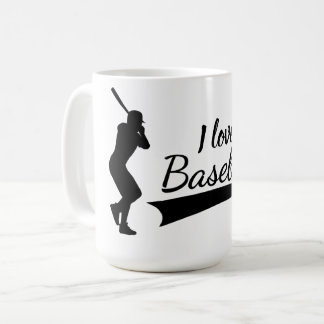 Ik hou van honkbal koffiemok