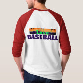 Ik hou van honkbal met compassie Laatste grappen T-shirt (Achterkant)