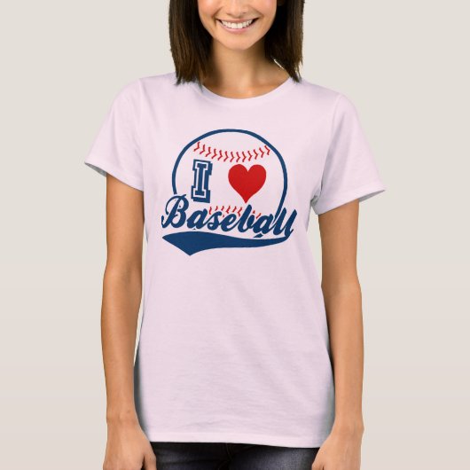 Ik hou van honkbal shirt (Voorkant)