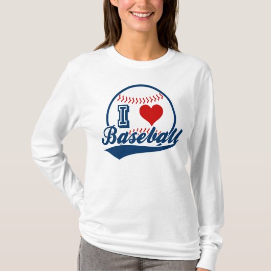 Ik hou van honkbal shirt (Voorkant)