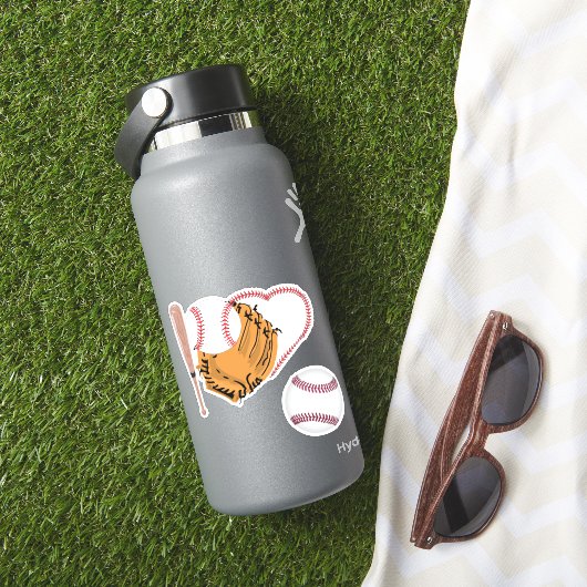 Ik hou van honkbal sticker (HydroFlask Insitu)