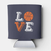 Ik hou van honkbalsport blikjeskoeler (Achterkant)