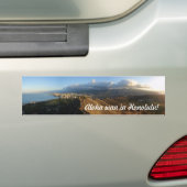 "Ik hou van Honolulu!" Bumpersticker (Op auto)